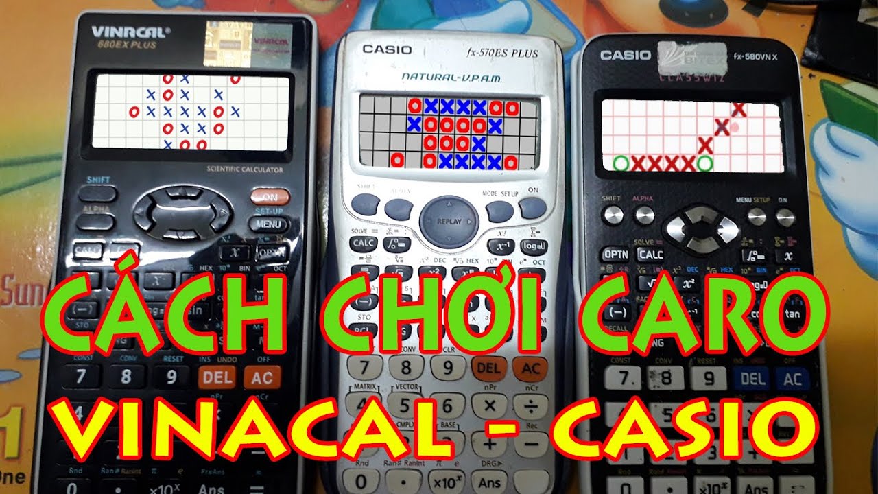 Cách chơi trò chơi trên máy tính Casio FX-580VNX