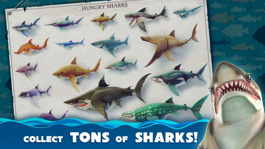 Hungry Shark World Mod APK 6.2.11 [Unlimited Gold][Unlimited Pearl][Unlimited Diamonds][No Ads]