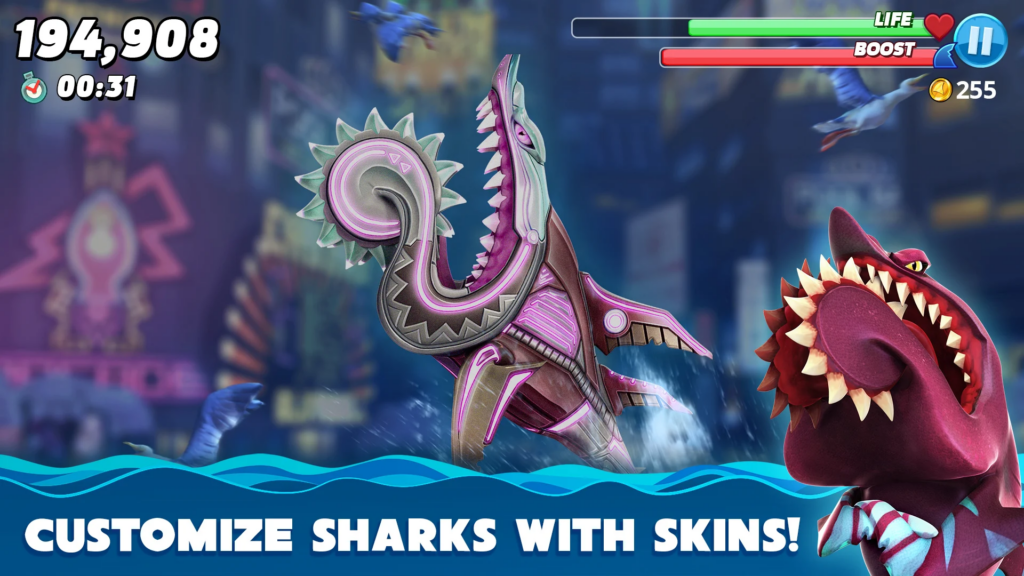 Hungry Shark World Mod APK 6.2.11 [Unlimited Gold][Unlimited Pearl][Unlimited Diamonds][No Ads]