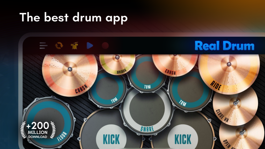 Real Drum electronic drums set Mod APK 11.4.3 [Unlocked]